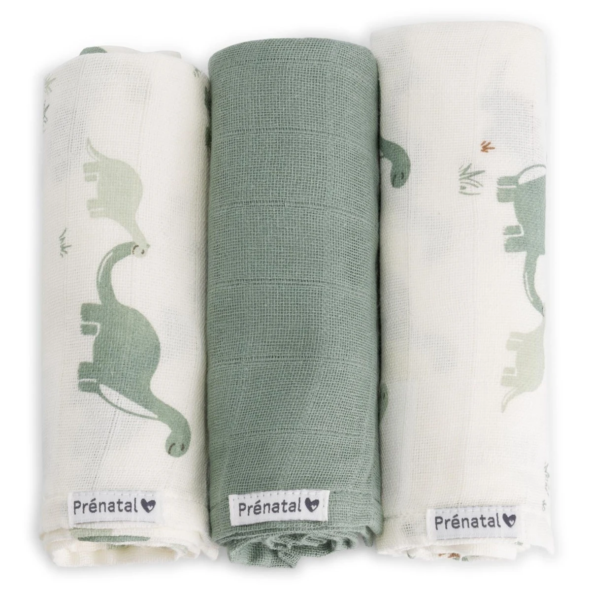 Prénatal Hydrofiele Luiers Dino 3 Stuksmulti 3 Prénatal Hydrofiele Luiers Dino 3 Stuksmulti - Afbeelding 3