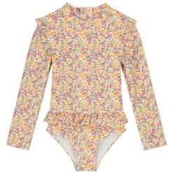 Prénatal UV Zwempak Bloemen Lange Mouwen All Over Print Multi