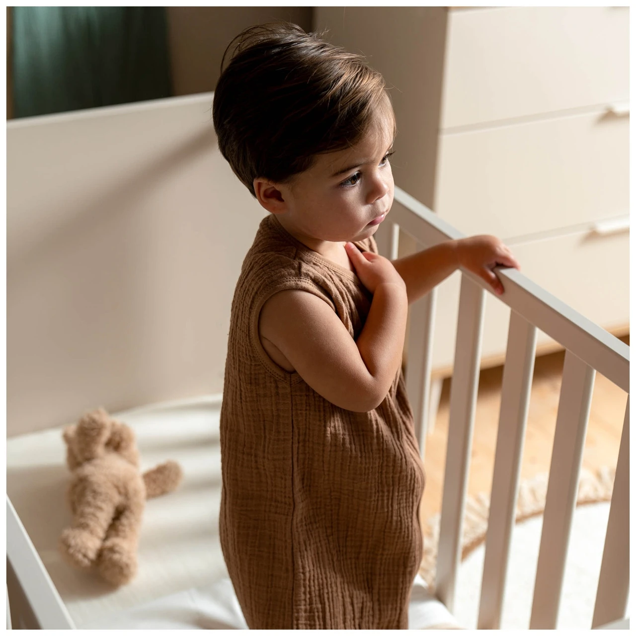 Prénatal Slaapzak Mousseline Bruin 5 Prénatal Slaapzak Mousseline Bruin - Afbeelding 5