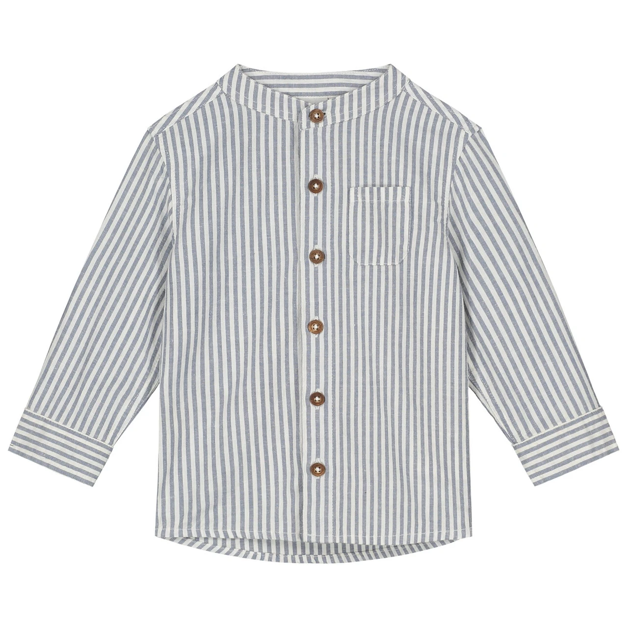 Prénatal Baby Blouse Lange Mouwen Strepen Blauw 1 Prénatal Baby Blouse Lange Mouwen Strepen Blauw