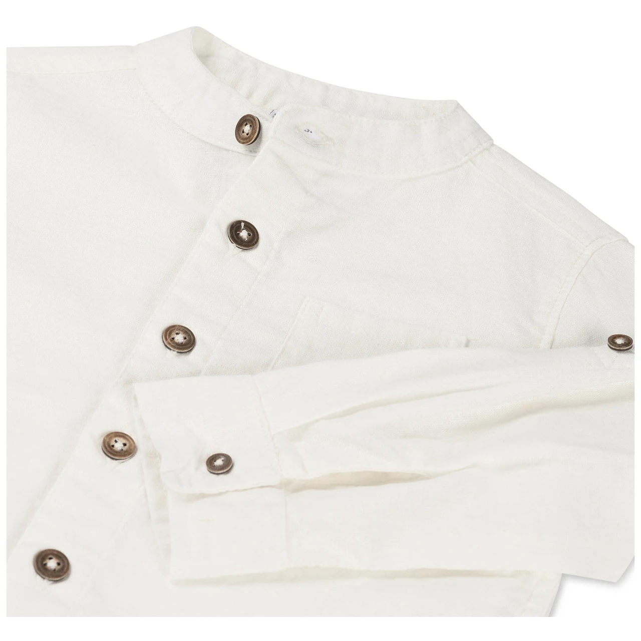 Prénatal Baby Blouse Lange Mouwen Effen Wit 3 Prénatal Baby Blouse Lange Mouwen Effen Wit - Afbeelding 3