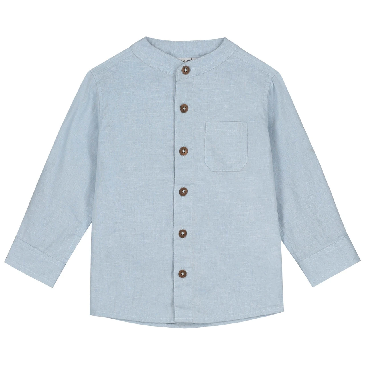 Prénatal Baby Blouse Lange Mouwen Effen Blauw 1 Prénatal Baby Blouse Lange Mouwen Effen Blauw