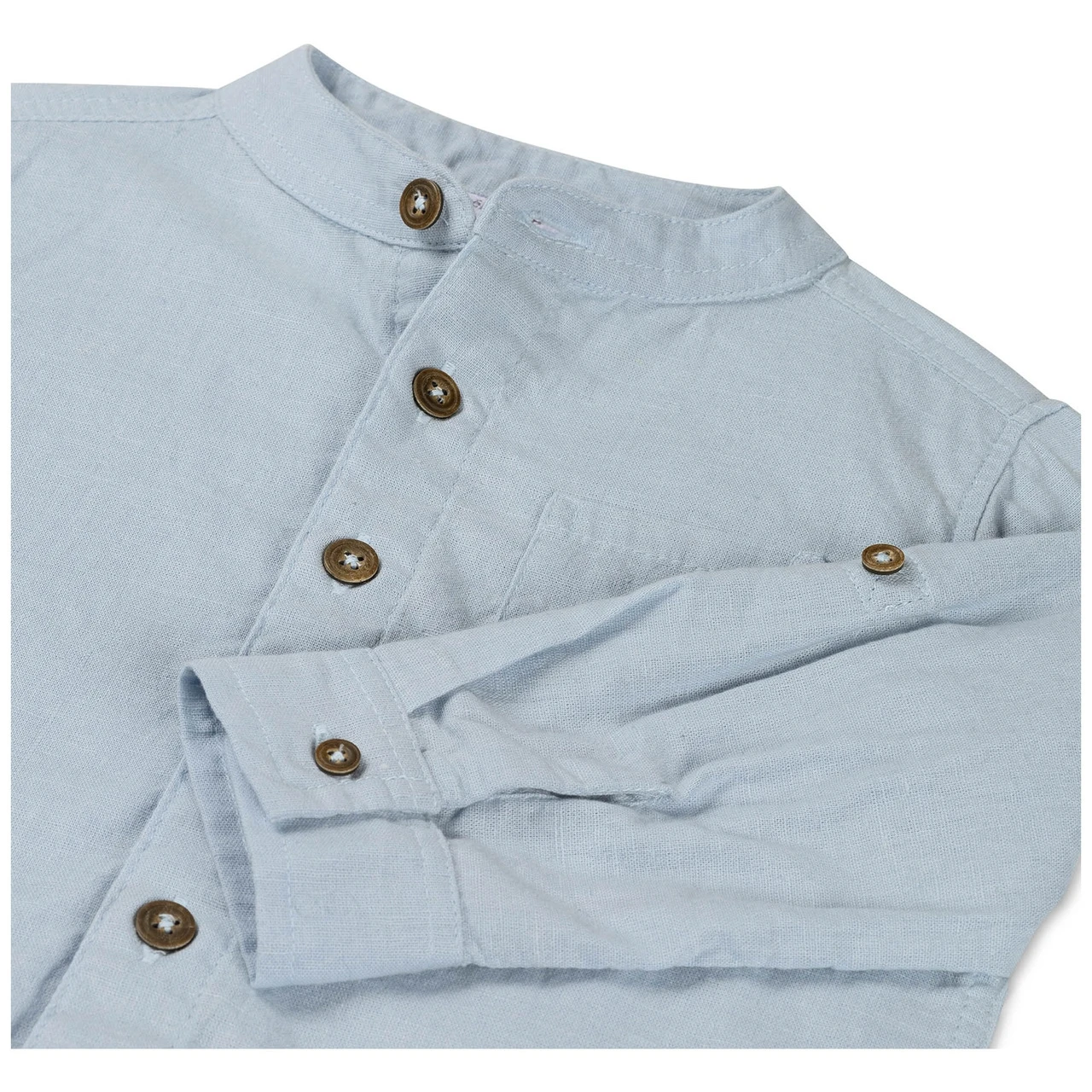 Prénatal Baby Blouse Lange Mouwen Effen Blauw 3 Prénatal Baby Blouse Lange Mouwen Effen Blauw - Afbeelding 3