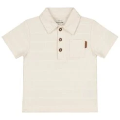Prénatal Baby Polo Korte Mouwen Effen Beige