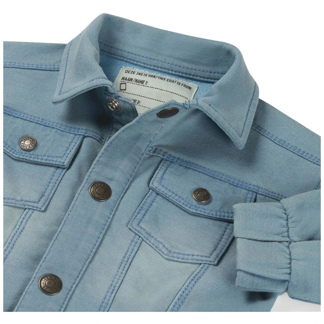 Prénatal Zomerjas Lange Mouwen Effen Blauw 3 Prénatal Zomerjas Lange Mouwen Effen Blauw - Afbeelding 3