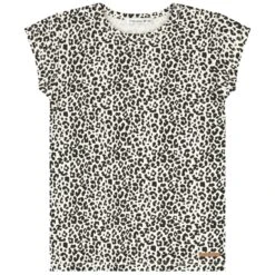 Prénatal Peuter T-shirt Korte Mouwen Panterprint Bruin