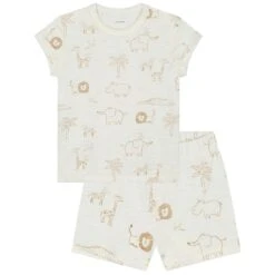 Prénatal Peuter Shortama Safari Wit