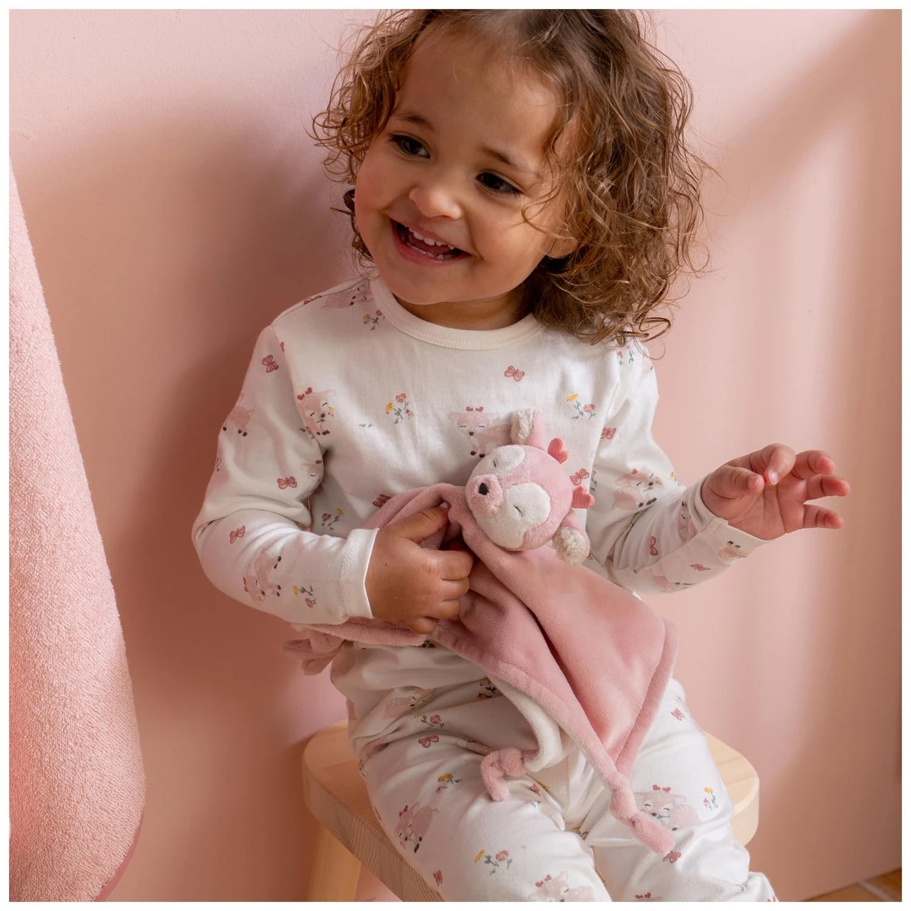 Prénatal Knuffeldoekje Hert Powder Pink 5 Prénatal Knuffeldoekje Hert Powder Pink - Afbeelding 5