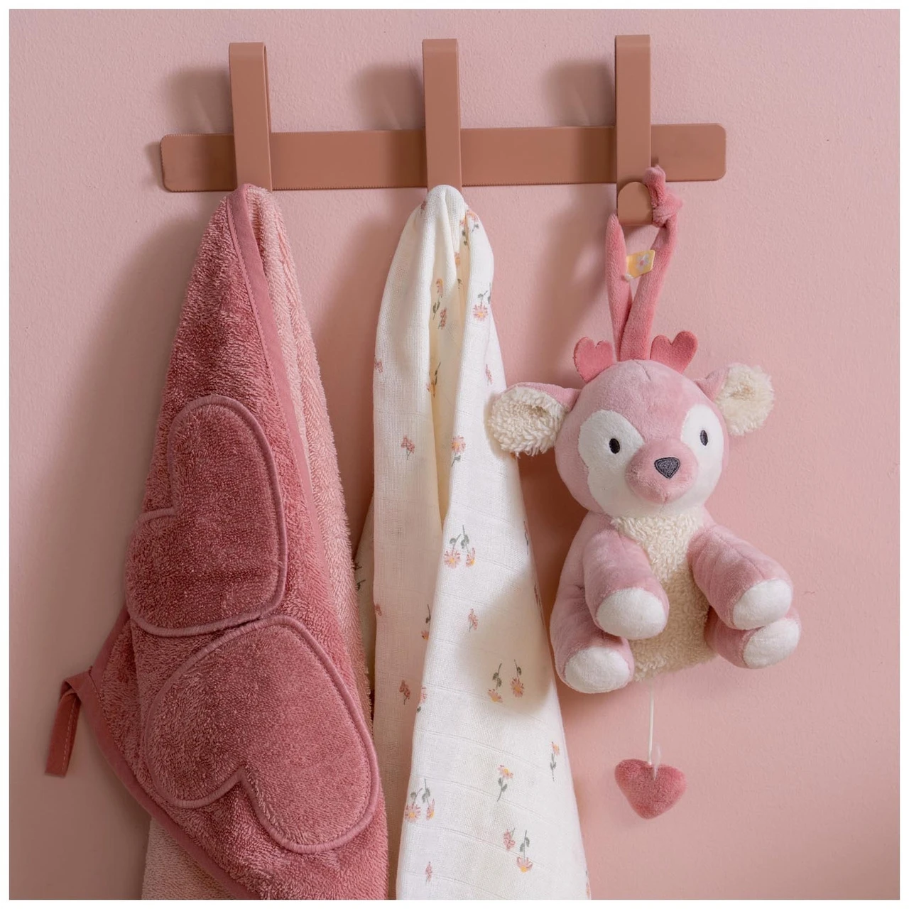 Prénatal Muziekdoosje Hert Powder Pink 2 Prénatal Muziekdoosje Hert Powder Pink - Afbeelding 2