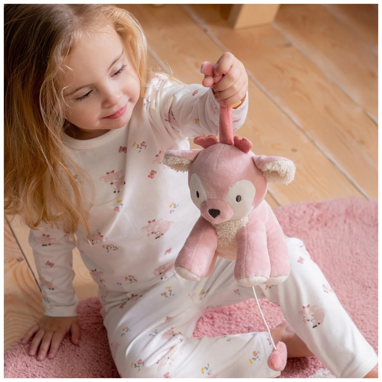 Prénatal Muziekdoosje Hert Powder Pink 3 Prénatal Muziekdoosje Hert Powder Pink - Afbeelding 3