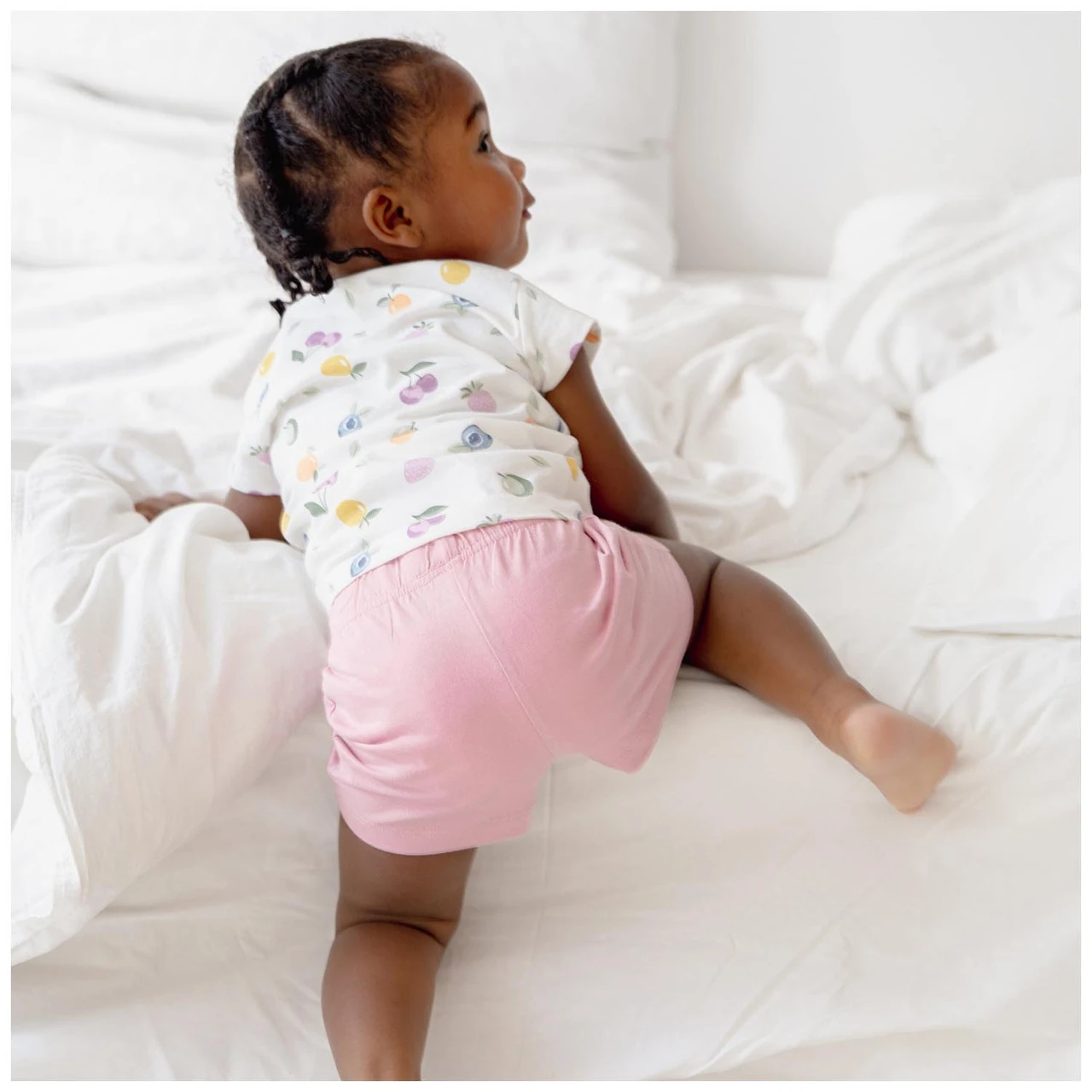 Prénatal Peuter Shortama 2 Stuks Roze 4 Prénatal Peuter Shortama 2 Stuks Roze - Afbeelding 4