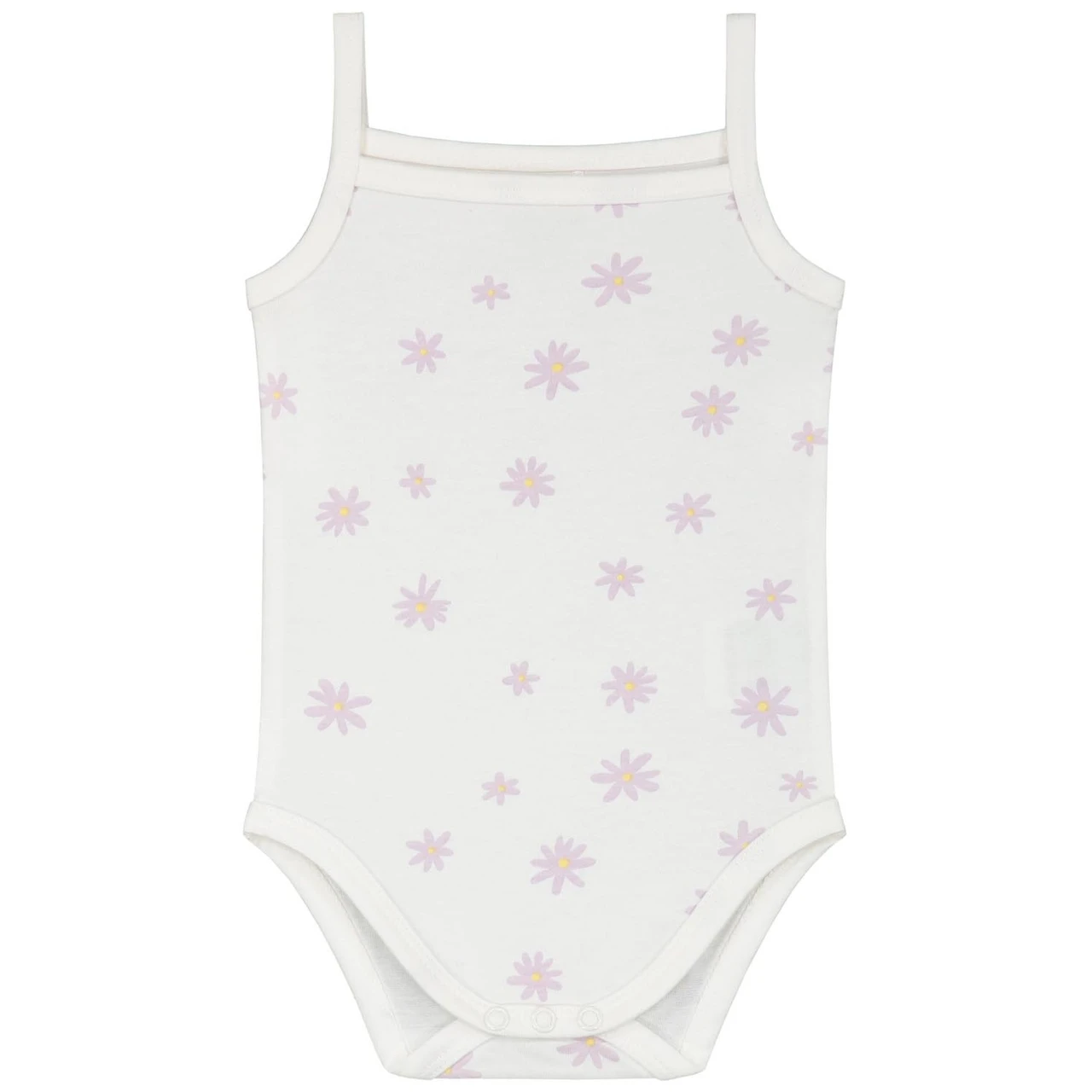 Prénatal Romper 2 Stuks Spaghettibandjes Bloemen Paars 2 Prénatal Romper 2 Stuks Spaghettibandjes Bloemen Paars - Afbeelding 2