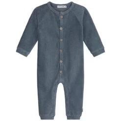 Prénatal Newborn Boxpakje Velours Lange Mouwen Effen Blauw