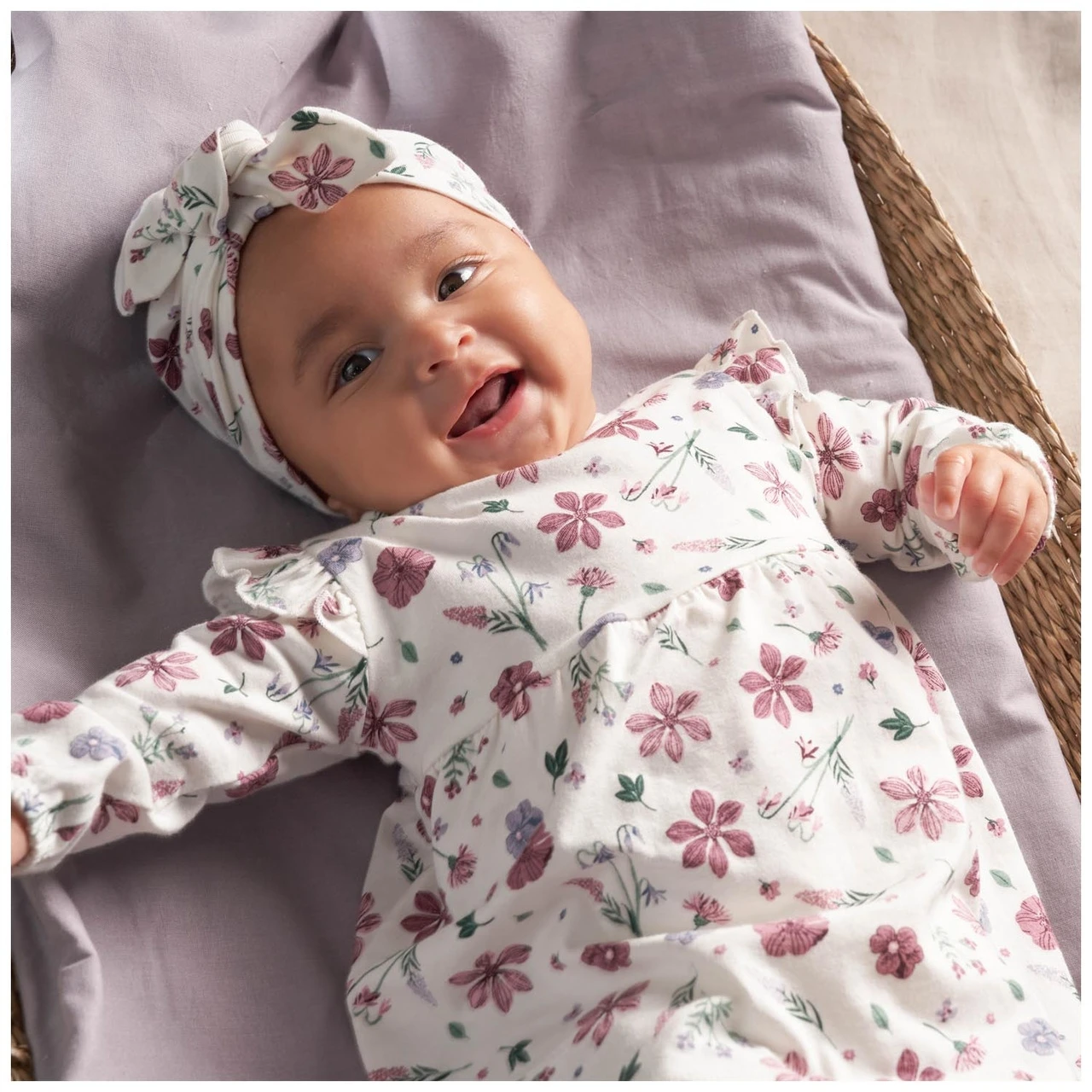 Prénatal Newborn Tulband Roze 2 Prénatal Newborn Tulband Roze - Afbeelding 2