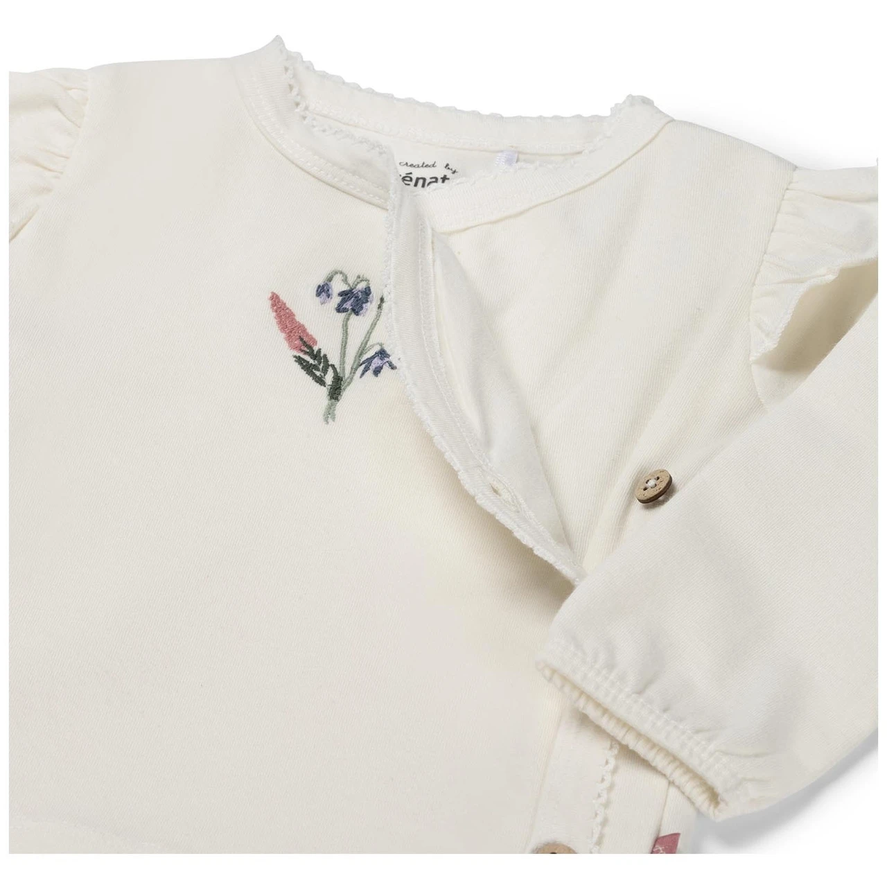 Prénatal Newborn Overslagshirt Lange Mouwen Printopdruk Wit 3 Prénatal Newborn Overslagshirt Lange Mouwen Printopdruk Wit - Afbeelding 3