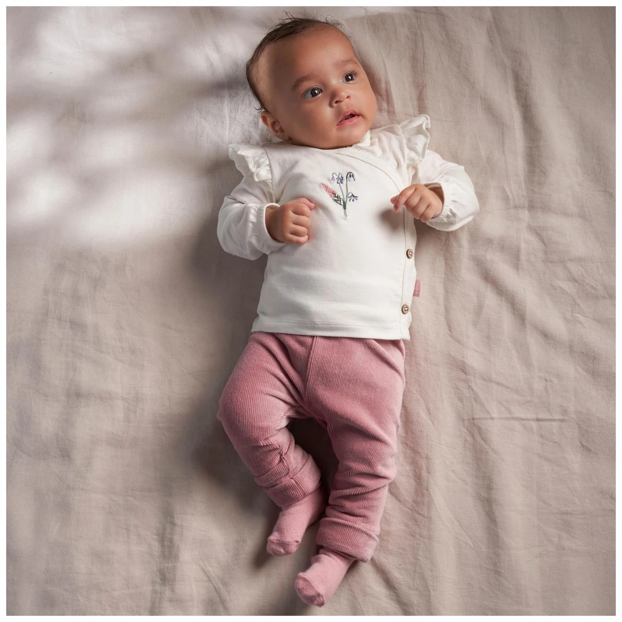 Prénatal Newborn Overslagshirt Lange Mouwen Printopdruk Wit 4 Prénatal Newborn Overslagshirt Lange Mouwen Printopdruk Wit - Afbeelding 4