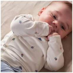 Prénatal Newborn Overslagshirt Lange Mouwen Bladeren Wit -Prenatal 1533990101 4 C764F7644EFB30D324C291150667B03D