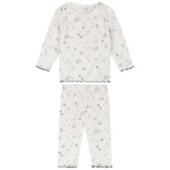 Prénatal Baby Pyjama Romantische Rib Wit