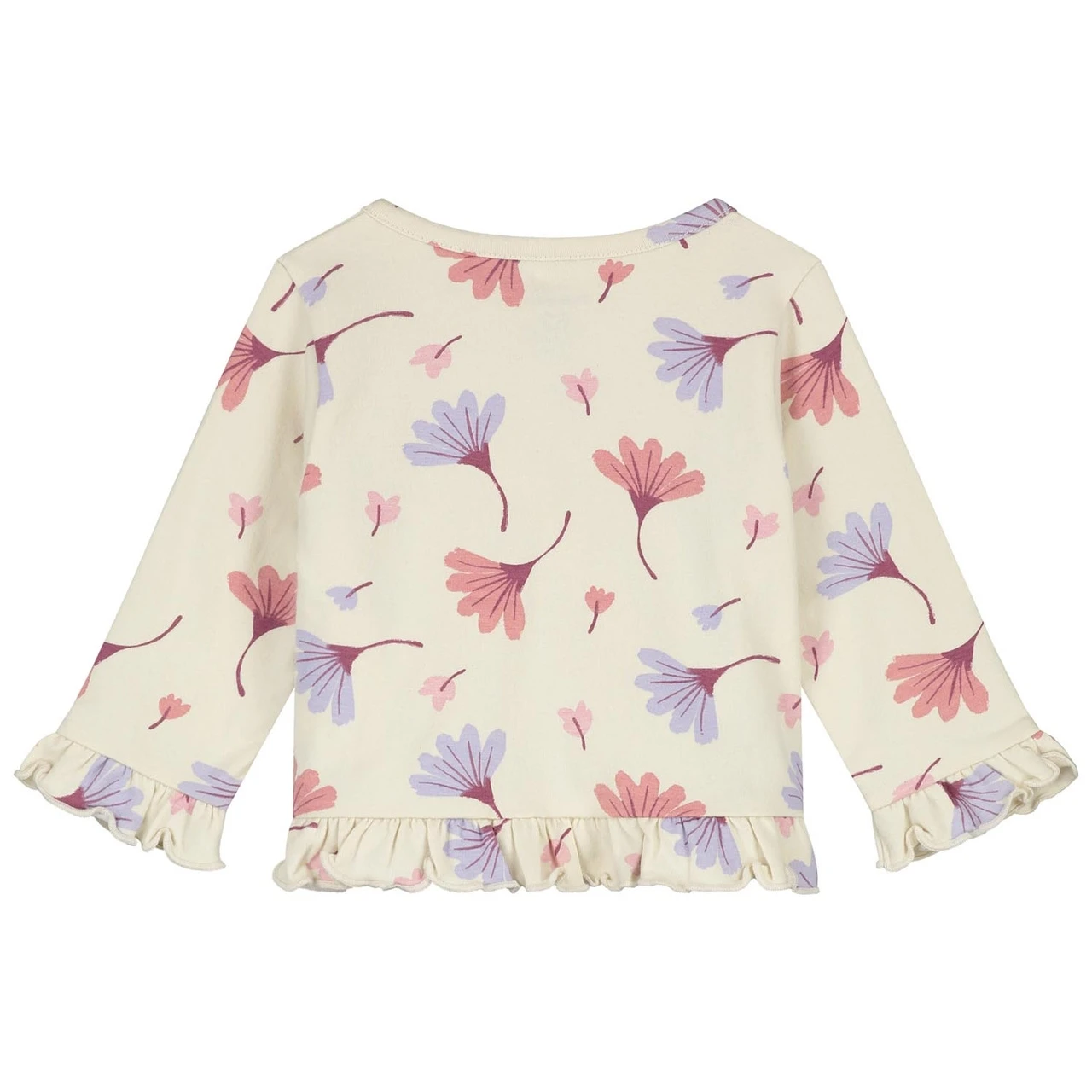 Prénatal Newborn Overslagshirt Lange Mouwen All Over Print Beige 2 Prénatal Newborn Overslagshirt Lange Mouwen All Over Print Beige - Afbeelding 2