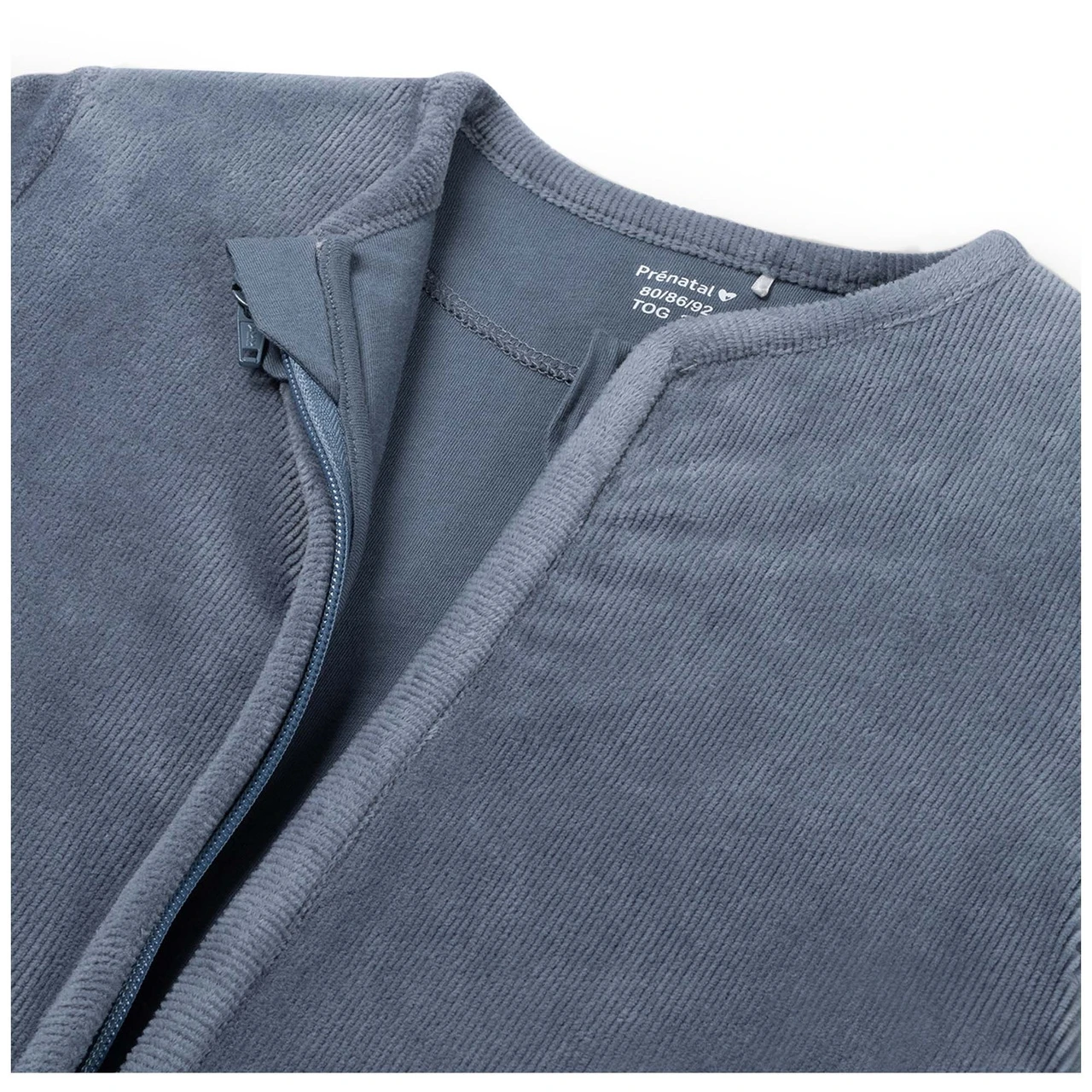 Prénatal Slaapzak Rib Velour Blauw 3 Prénatal Slaapzak Rib Velour Blauw - Afbeelding 3