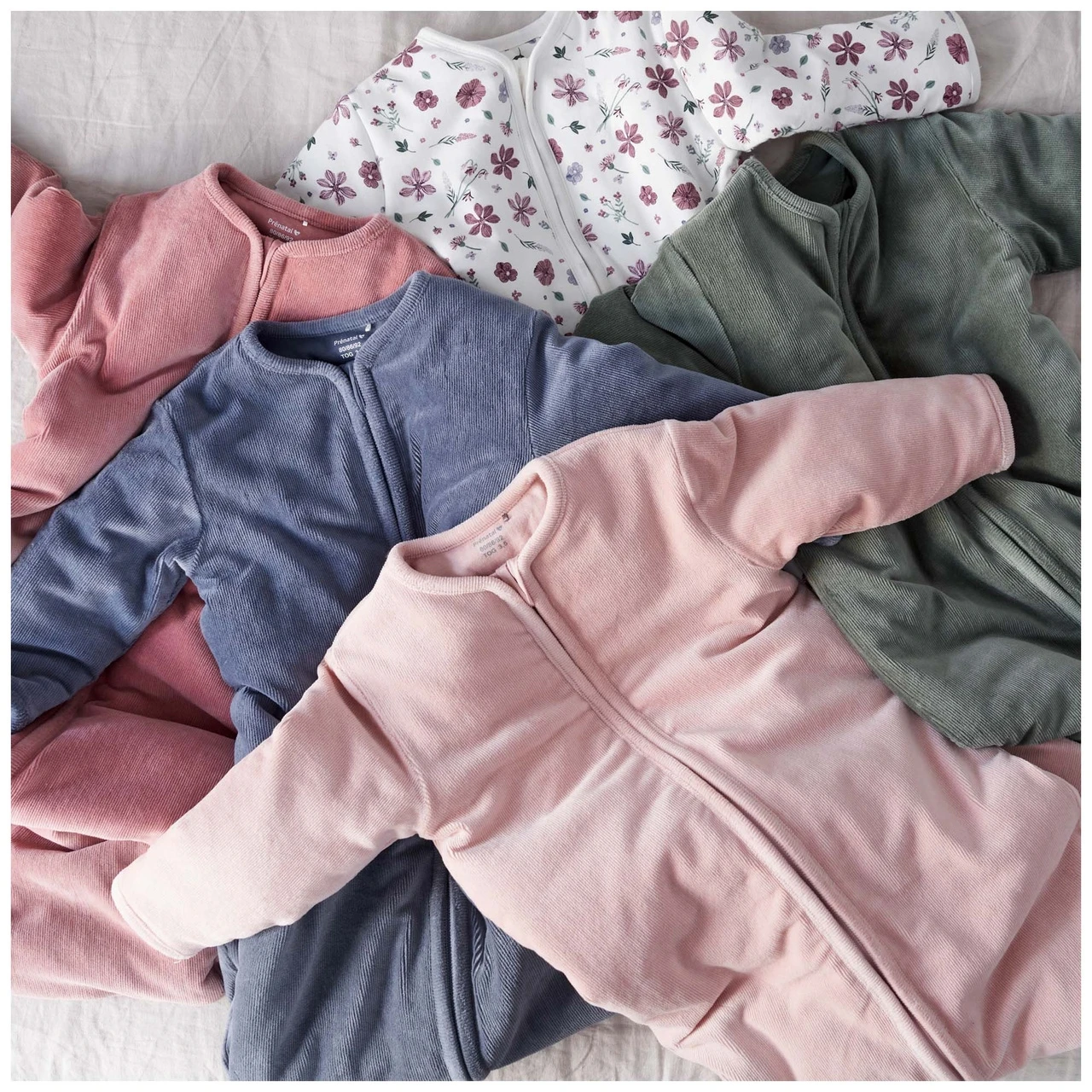 Prénatal Slaapzak Rib Velour Blauw 5 Prénatal Slaapzak Rib Velour Blauw - Afbeelding 5