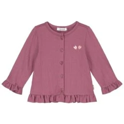 Prénatal Newborn Shirt Lange Mouwen Effen Paars