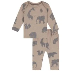 Prénatal Baby Pyjama Afrika Bruin