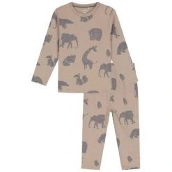 Prénatal Peuter Pyjama Afrika Bruin