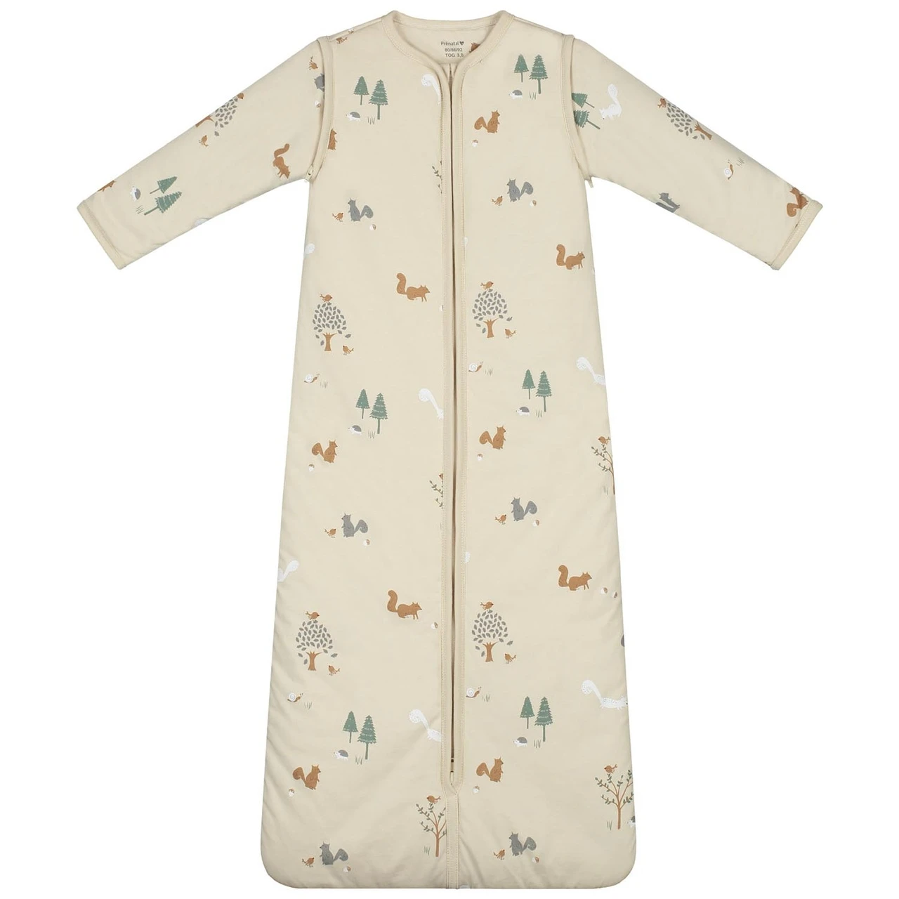 Prénatal Slaapzak Eekhoorn Beige 1 Prénatal Slaapzak Eekhoorn Beige