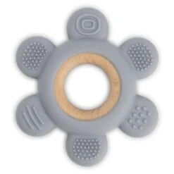 Prénatal Siliconen Bijtring Patroon Blauw