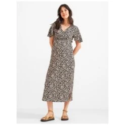 Prénatal Zwangerschapsjurk Korte Mouwen All Over Print Multi