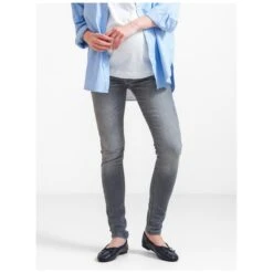 Prénatal Zwangerschapsjeans Lang Effen Grijs