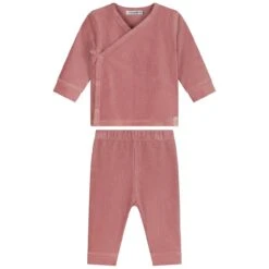 Prénatal Baby Pyjama Rib Velour Roze
