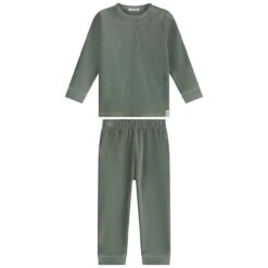 Prénatal Peuter Pyjama Rib Velour Groen