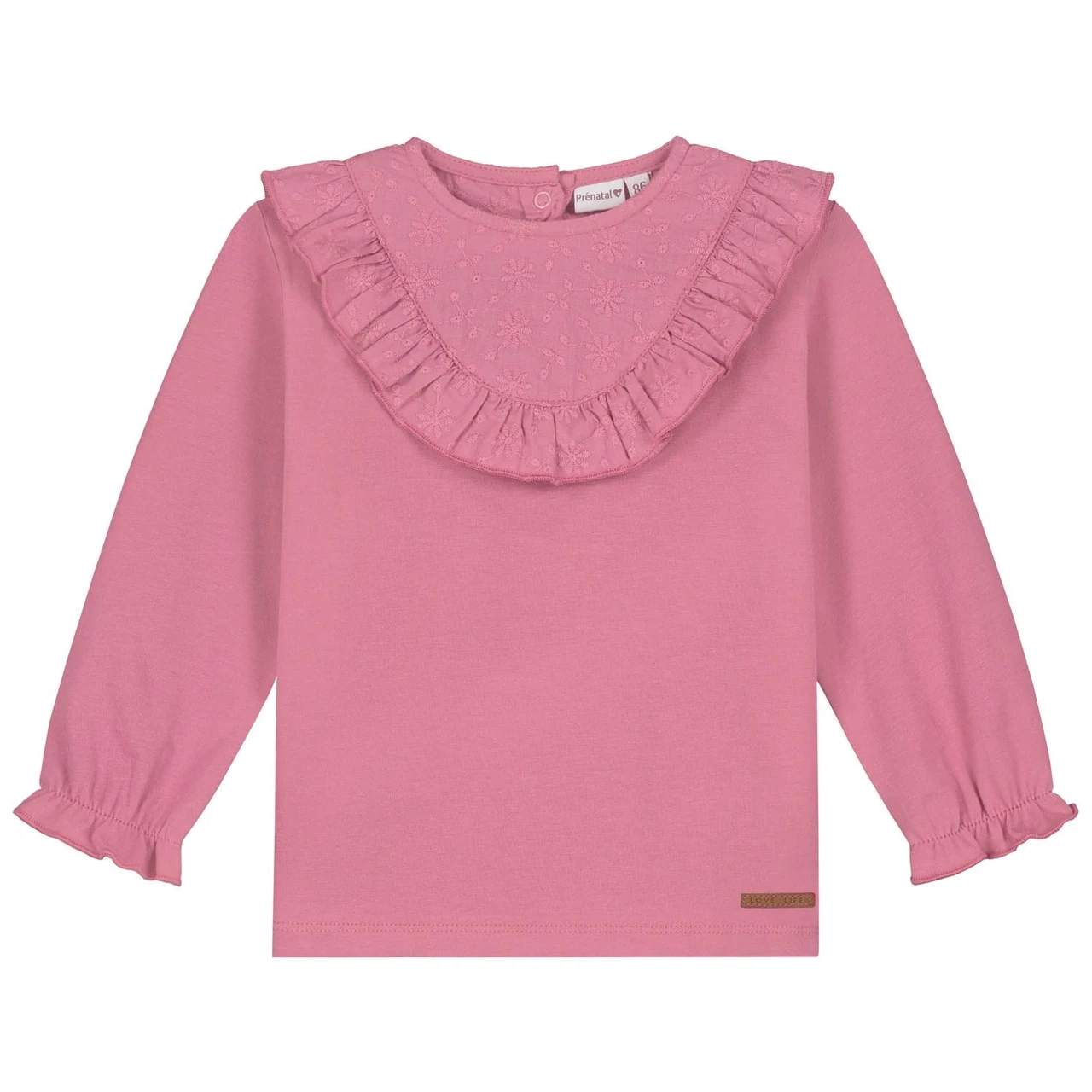 Prénatal Peuter Shirt Lange Mouwen Effen Roze 1 Prénatal Peuter Shirt Lange Mouwen Effen Roze