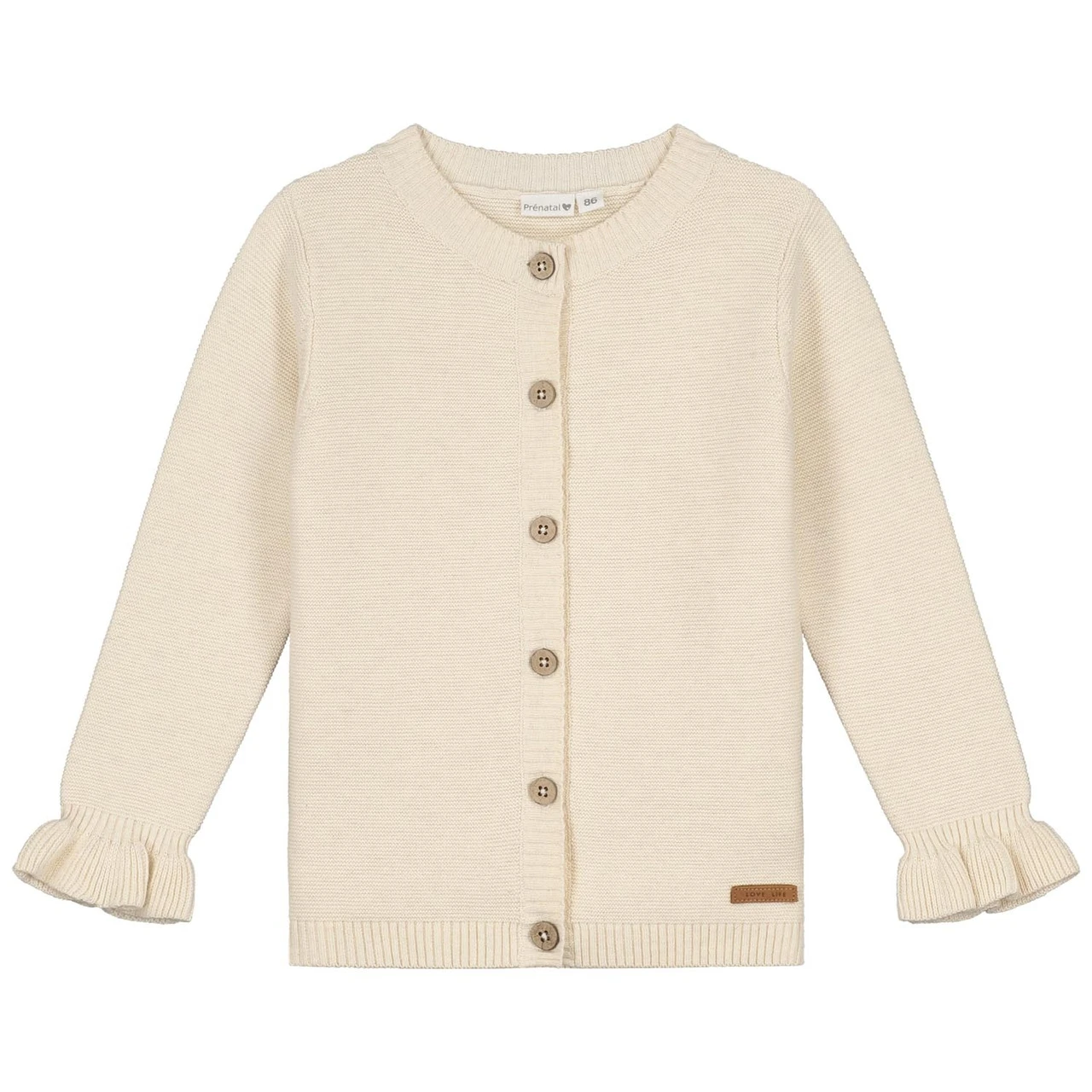 Prénatal Baby Vest Lange Mouwen Effen Beige 1 Prénatal Baby Vest Lange Mouwen Effen Beige