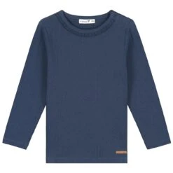Prénatal Baby Shirt Lange Mouwen Effen Denim