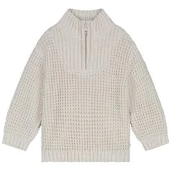 Prénatal Peuter Trui Lange Mouwen Effen Beige