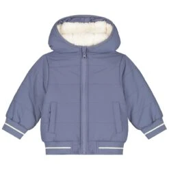 Prénatal Peuter Winterjas Lange Mouwen Effen Blauw