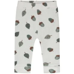 Prénatal Newborn Broek Wafelall Over Print Wit