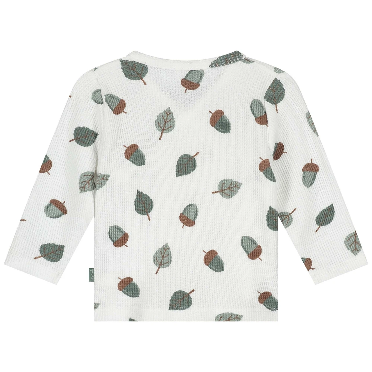 Prénatal Newborn Overslagshirt Wafel Lange Mouwen All Over Print Wit 2 Prénatal Newborn Overslagshirt Wafel Lange Mouwen All Over Print Wit - Afbeelding 2