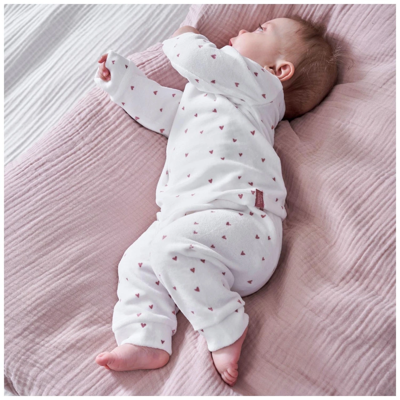 Prénatal Baby Pyjama Velvet Hart Wit 4 Prénatal Baby Pyjama Velvet Hart Wit - Afbeelding 4