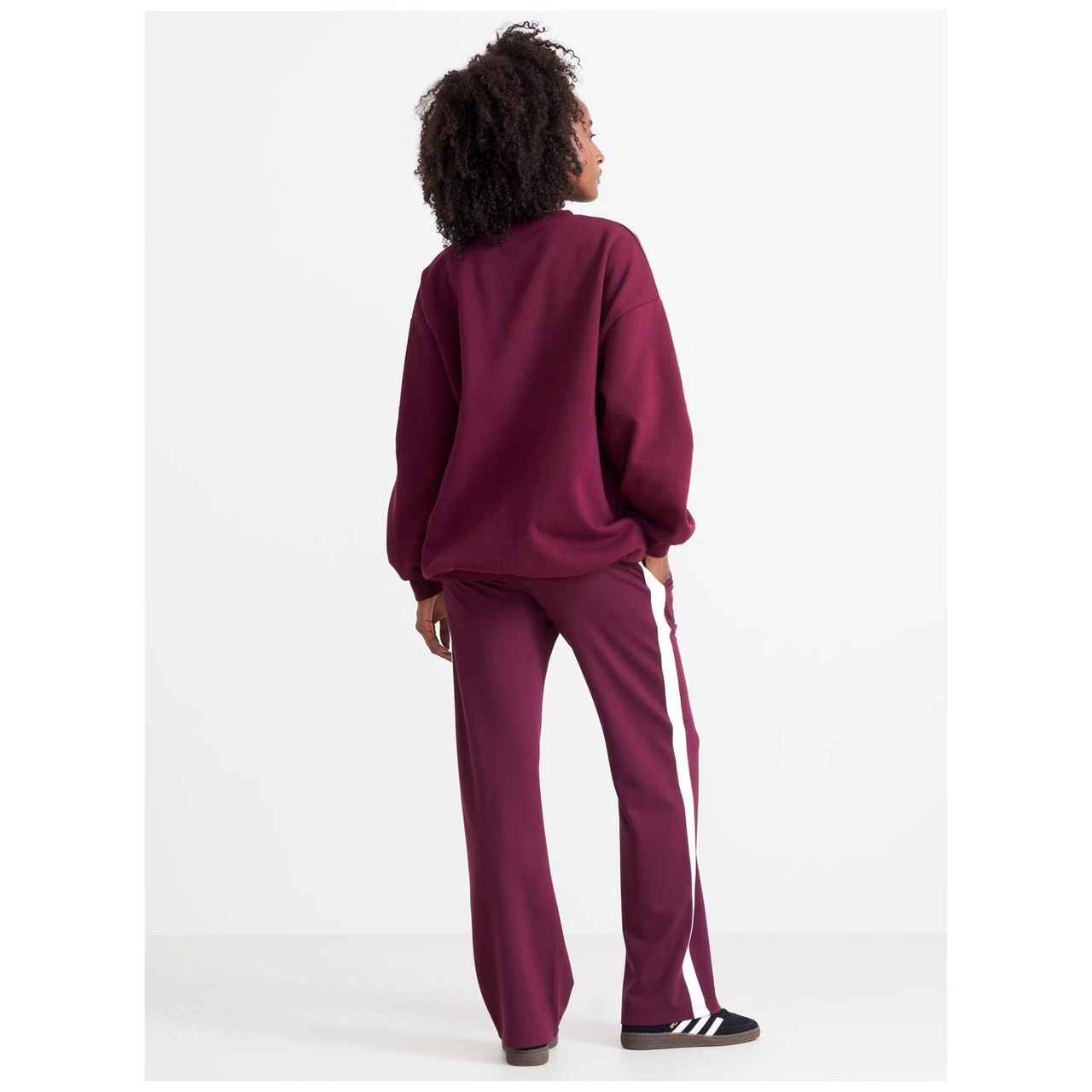 Prénatal Zwangerschapssweater Lange Mouwen Effen Paars 2 Prénatal Zwangerschapssweater Lange Mouwen Effen Paars - Afbeelding 2