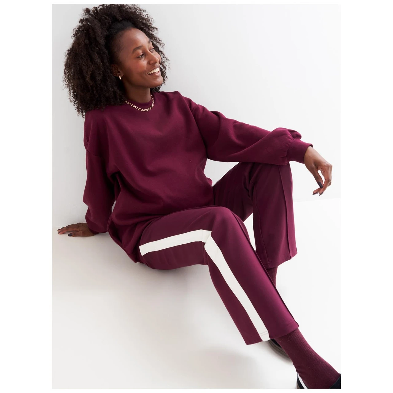 Prénatal Zwangerschapsbroek Lang Strepen Paars 3 Prénatal Zwangerschapsbroek Lang Strepen Paars - Afbeelding 3