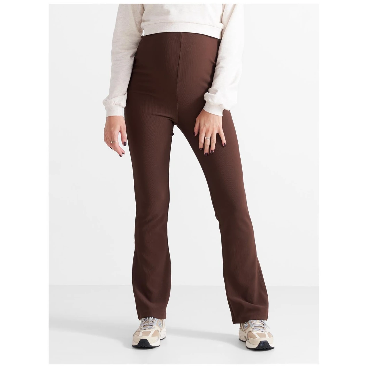 Prénatal Zwangerschapsbroek Lang Effen Bruin 1 Prénatal Zwangerschapsbroek Lang Effen Bruin