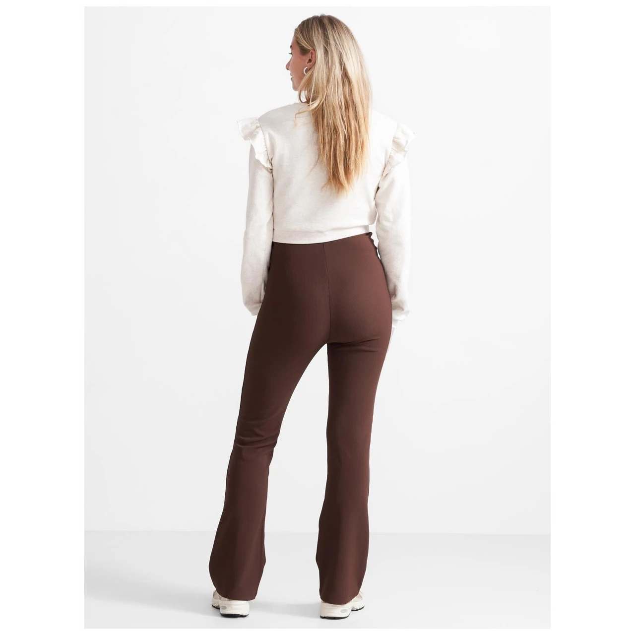 Prénatal Zwangerschapsbroek Lang Effen Bruin 2 Prénatal Zwangerschapsbroek Lang Effen Bruin - Afbeelding 2