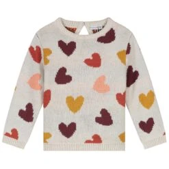 Prénatal Peuter Sweater Lange Mouwen Hartjes Multi