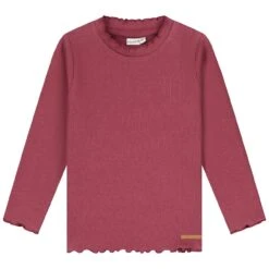 Prénatal Peuter Shirt Lange Mouwen Effen Rood