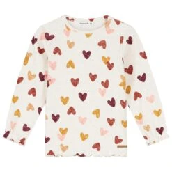 Prénatal Baby Shirt Lange Mouwen Hartjes Multi