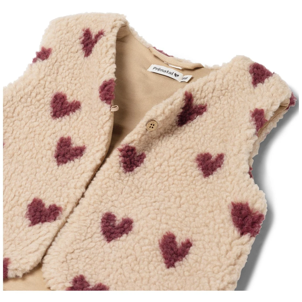 Prénatal Baby Gilet Mouwloos Hartjes Multi 3 Prénatal Baby Gilet Mouwloos Hartjes Multi - Afbeelding 3